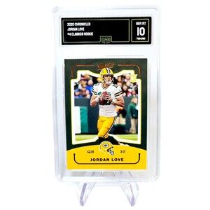 JORDAN LOVE #CL4 Panini Classics GEM MINT 10 ROOKIE CARD Green Bay 2020